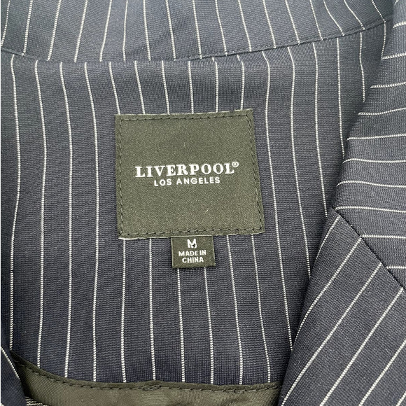Liverpool Blue and White Stripped Blazer - Picture 2 of 6